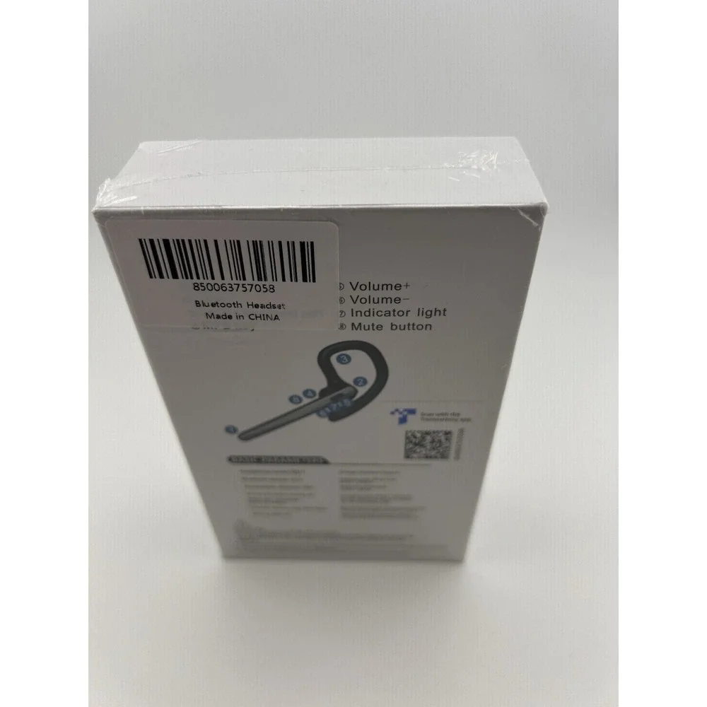 Bluetooth Headset V5.3, Wireless Bluetooth Earpiece